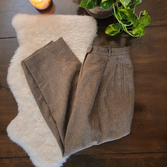 Evan Picone Wool Trousers - Picture 4 of 10